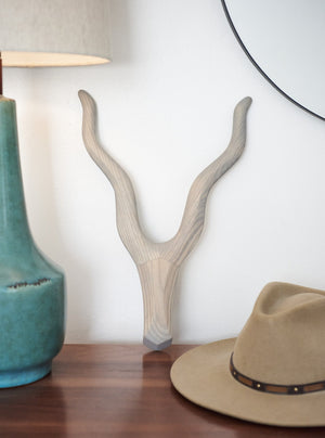 
            
                Load image into Gallery viewer, Hand carved wooden Kudu
            
        